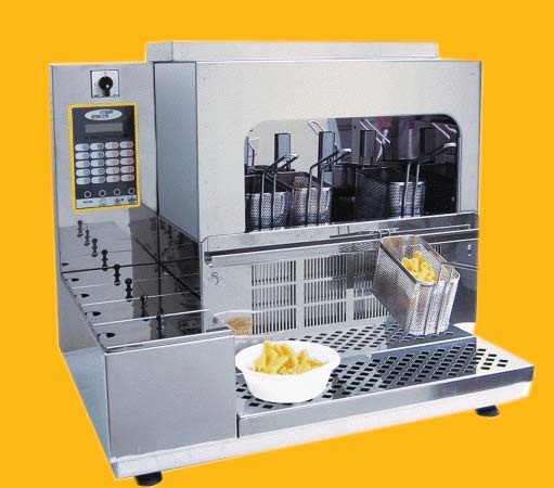 Макароноварка Eurochef Pasta Pronta электрическая настольная автоматическая, 1 ванна 20 л с 4 порционными корзинами