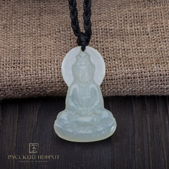 Подвес "Будда". Буромский нефрит.