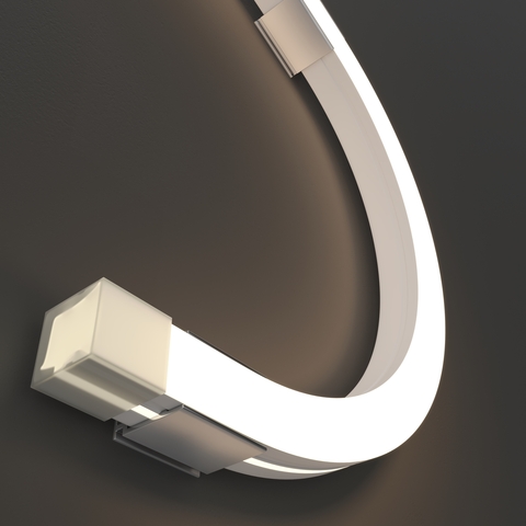 Гибкий неон Maytoni 16x16 24В 10Вт/м 3000K IP67 10м (боковой изгиб) 432014