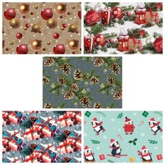 
          Бумага упаковочная 70 х 100 см Набор 25 шт "С новым годом" в листах