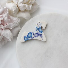 Подвеска Лошадка, гжель, 35*30 мм, S015