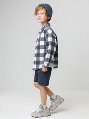 рубашка  для мальчика  КР 302567/светло-бежевый 0783 Н026.1 к574