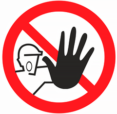 Р06 "Доступ посторонним запрещен"