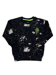 046_ОС25 Свитшот (пуловер) для мальчика, черный