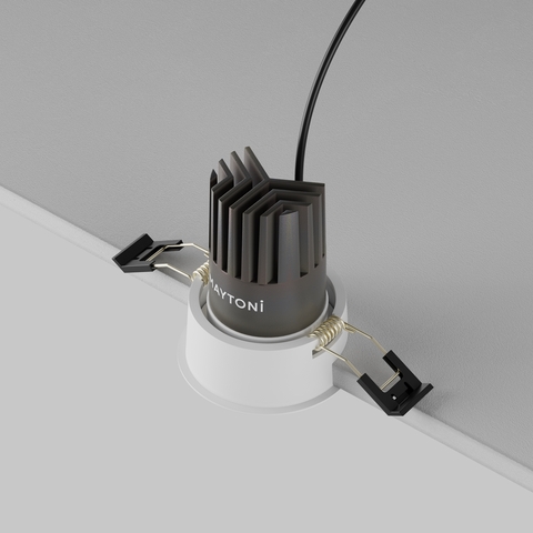 Встраиваемый светодиодный светильник Maytoni Dip DL123-10W-2.7K-W