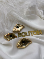 Пуговицы золотистые 