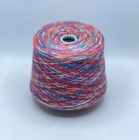 Бобинная пряжа, Calzeteria, 400м. 75% Меринос, 25% Полиамид,Вечерний закат, 37579