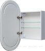 Aquanet 344787 Зеркальный шкаф Монте (овал) 50х90 LED (344787)