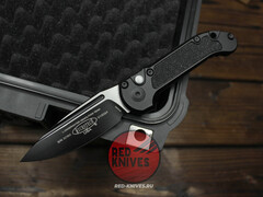 Нож Microtech GRN LUDT Gen III Standard S/E Black - клинок черный, черная рукоять