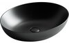 Ceramica Nova Element CN6017MB Умывальник чаша накладная овальная, 52x39.5, цвет: чёрный