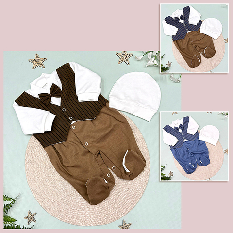 Комбинезон+шапочка детский (0-3) 260313-DR4085