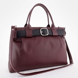 Сумка Саломея 2006 наппа бордо + черный