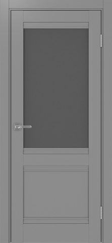 Турин_502U.21.30 ЭКО-шпон Серый-Графит матовое/Щит МДФ