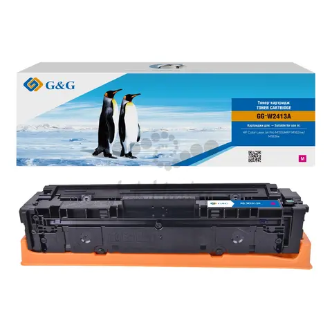 Картридж G&G, аналог HP W2413A/216A красный 0,85K с чипом