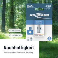 Аккумулятор АА/NiMH ANSMANN 1.2V, 2850mAh, Digital