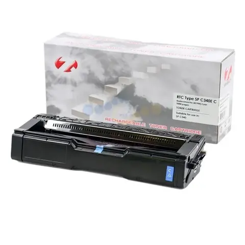 Тонер-картридж 7Q SPC340E (407900) для Ricoh Aficio SP C340 (Голубой, 5000 стр.)