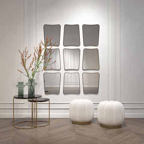 Зеркало настенное 45х36см Bergenson Bjorn Raffin bb0000267