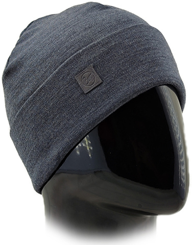 Картинка шапка-бини Buff hat wool heavyweight Grey - 4