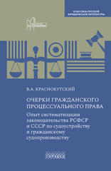 Очерки гражданского процессуального права: Опыт систематизации законодательства РСФСР и СССР по судоустройству и гражданскому судопроизводству