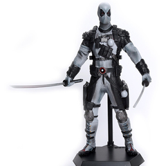 Deadpool Action Figure Collectible Model Gray 12