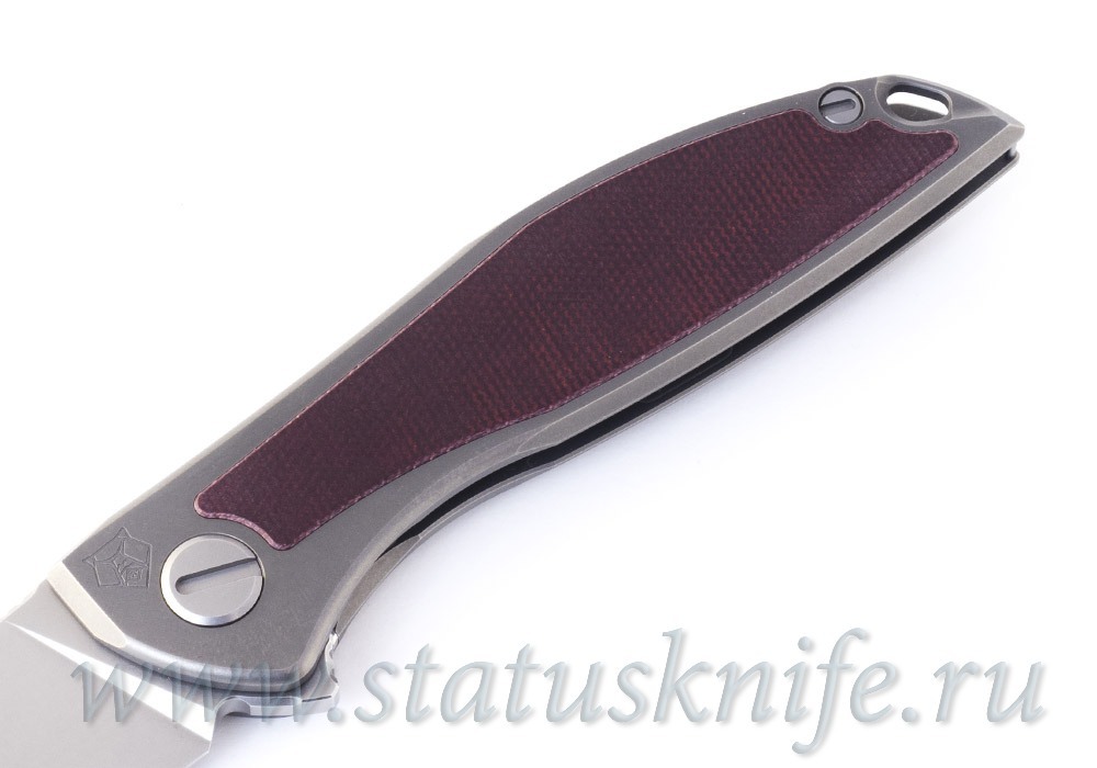 Нож Широгоров Неон NeOn NL Elmax micarta maroon