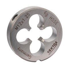 Плашка М12х1,25 DINEN22568 HSSE 6g 38х10мм Volkel 56446