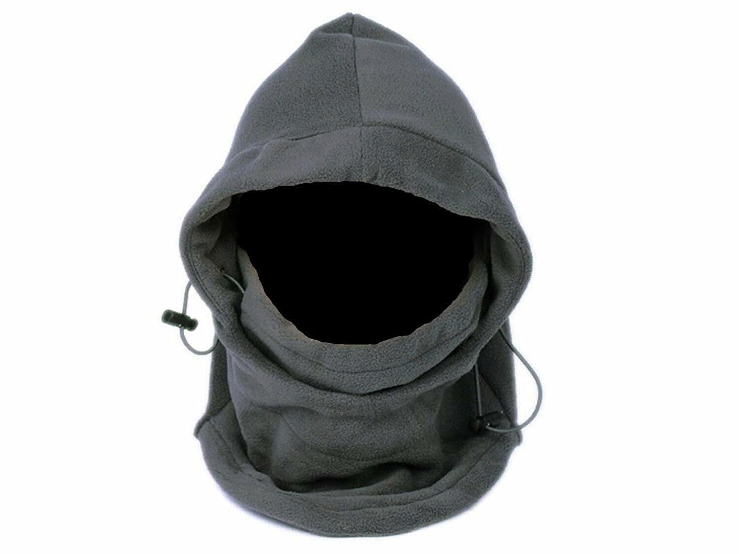 Флисовый капюшон. Balaclava Grey Hoodie.