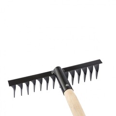 61769 Грабли стальные, 300х1300 мм, 14 витых зубьев