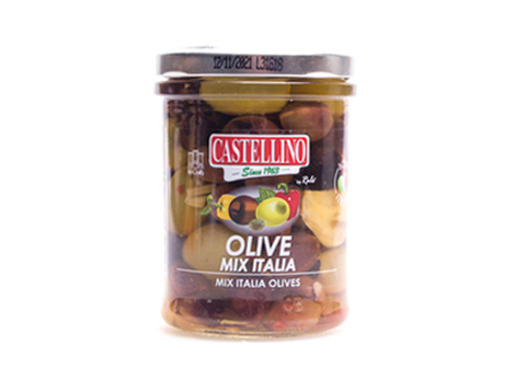 Смесь оливок с перцем Италия в масле, 180г