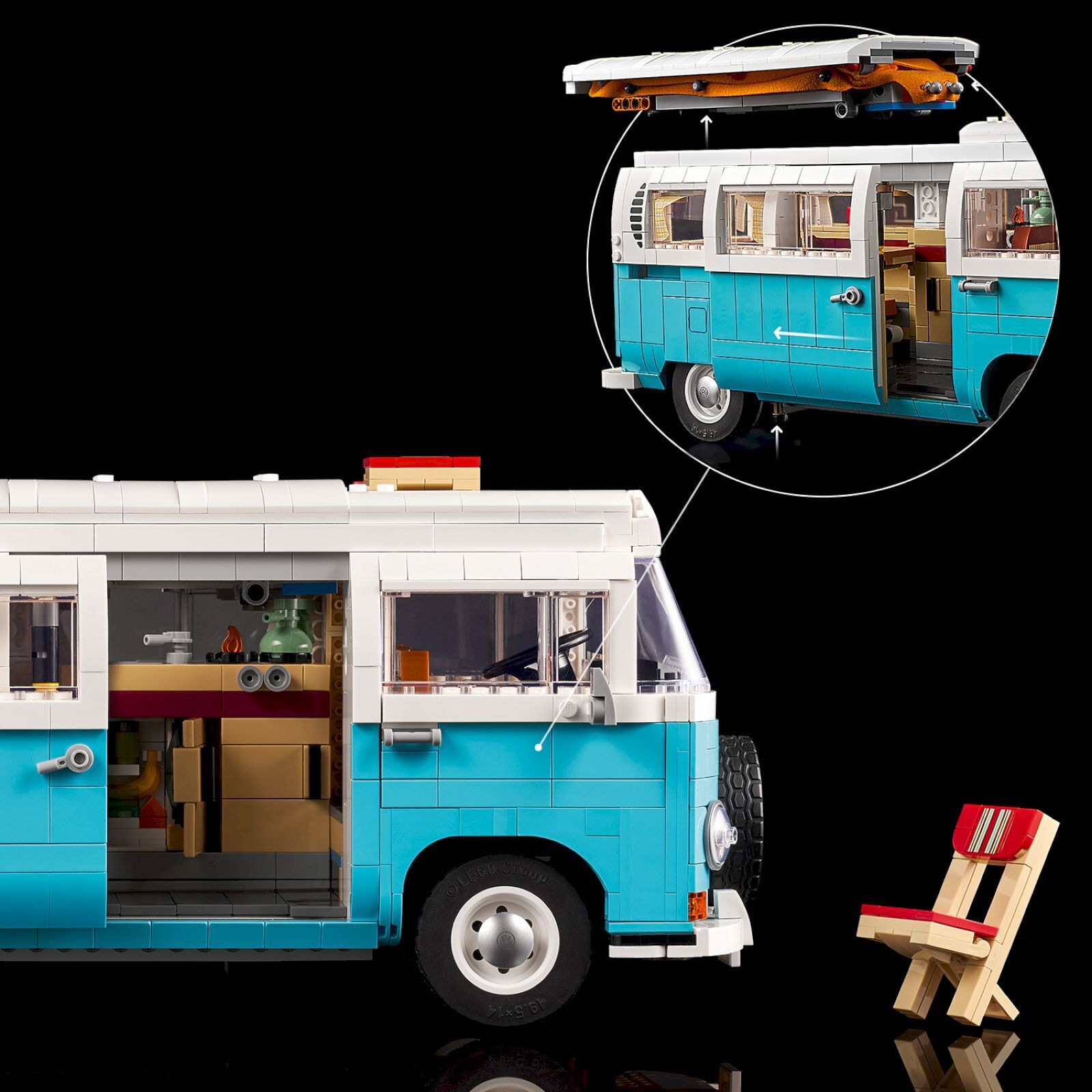 Конструктор LEGO Icons 10279 Фургон Volkswagen T2 Camper купить в Москве |  Доставка по России.