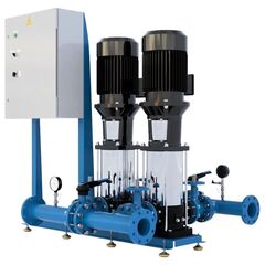 Установка повышения давления насосная PLP УПДН-4-CDM20-11-15кВт-УЧ-1 DN 125 PN 16 70гр.