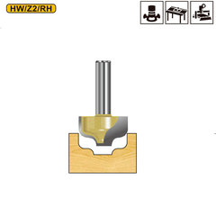 Фреза профильная "классика", D=19 мм, I=11 S=12x40 E=6.35 Z=2, R=6.4 мм Arden 210271