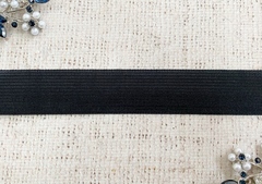Тесьма окантовочная тканая, ш. 3,2 см, 3,2 гр/м, чёрный