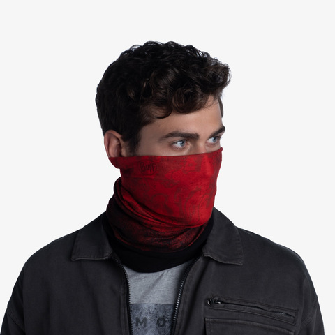 Картинка шарф-труба Buff polar Katmandu Red - 8