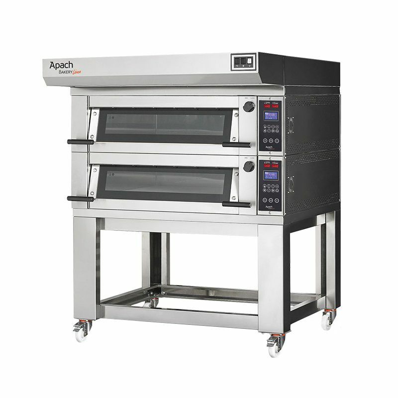 ПЕЧЬ ПОДОВАЯ С ПОДСТАВКОЙ БЕЗ НАПРАВЛЯЮЩИХ APACH BAKERY LINE E4L118PA + E4L124PALHSE DPBI-T