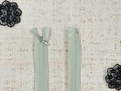 Молния потайная, L 50 см, светлый серо-зелёный