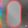 Cezares CZR-SPC-ELS-550-1050-RGB-TCH ELLISSE Зеркало с контурной разноцветной подсветкой RGB и сенсорным выключателем, CZR-SPC-ELS-550-1050-RGB-TCH, 12V, 220-240V, 550x1050
