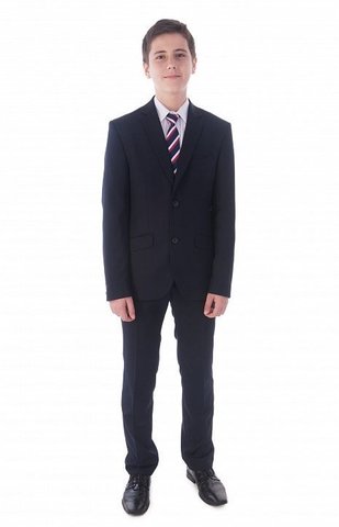 Синий костюм для мальчика STENSER, приталенный крой