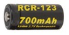 Аккумулятор Soshine 16340/RCR123A 3.7V 700mAh с защитой