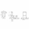Vitra 5987B003-0585 "Sento пристенный напольный унитаз Rimex"