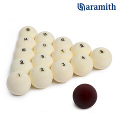 Шары Aramith Standard Pyramid ø60,3мм красный биток