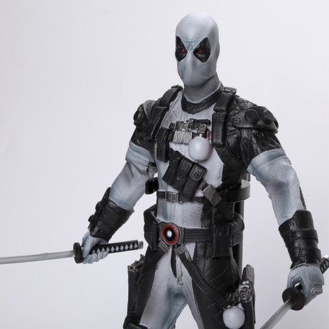 Deadpool Action Figure Collectible Model Gray 12
