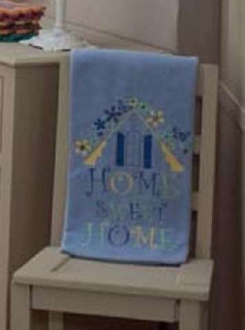 Плед велсофт "Sweet Home", 100% полиэстер, размер 80*120 см (blue)