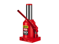 STAYER RED FORCE, 50 т, 300 - 480 мм, бутылочный гидравлический домкрат, Professional (43160-50)