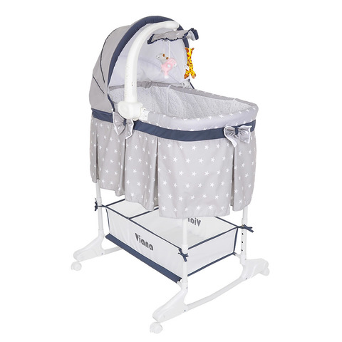 PITUSO Колыбель 3 в 1 Viana Stars Grey