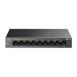 TP-Link LS109P Настольный коммутатор с 9 портами 10/100 Мбит/с (8 портов PoE+), стальной корпус