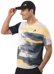 Теннисная футболка Head Topspin T-Shirt - navy/print vision