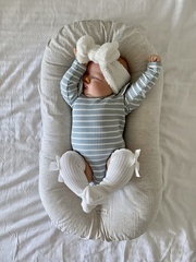 Боди в полоску, Голубой