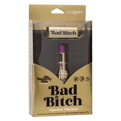 Мини-вибратор в виде тюбика помады Naughty Bits Bad Bitch Lipstick Vibrator - 