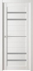 Межкомнатная дверь Мюнхен 04 ДО (Лакобель) / Цвет Айс светлый / Стекло "Сатинато" / Двери Верда